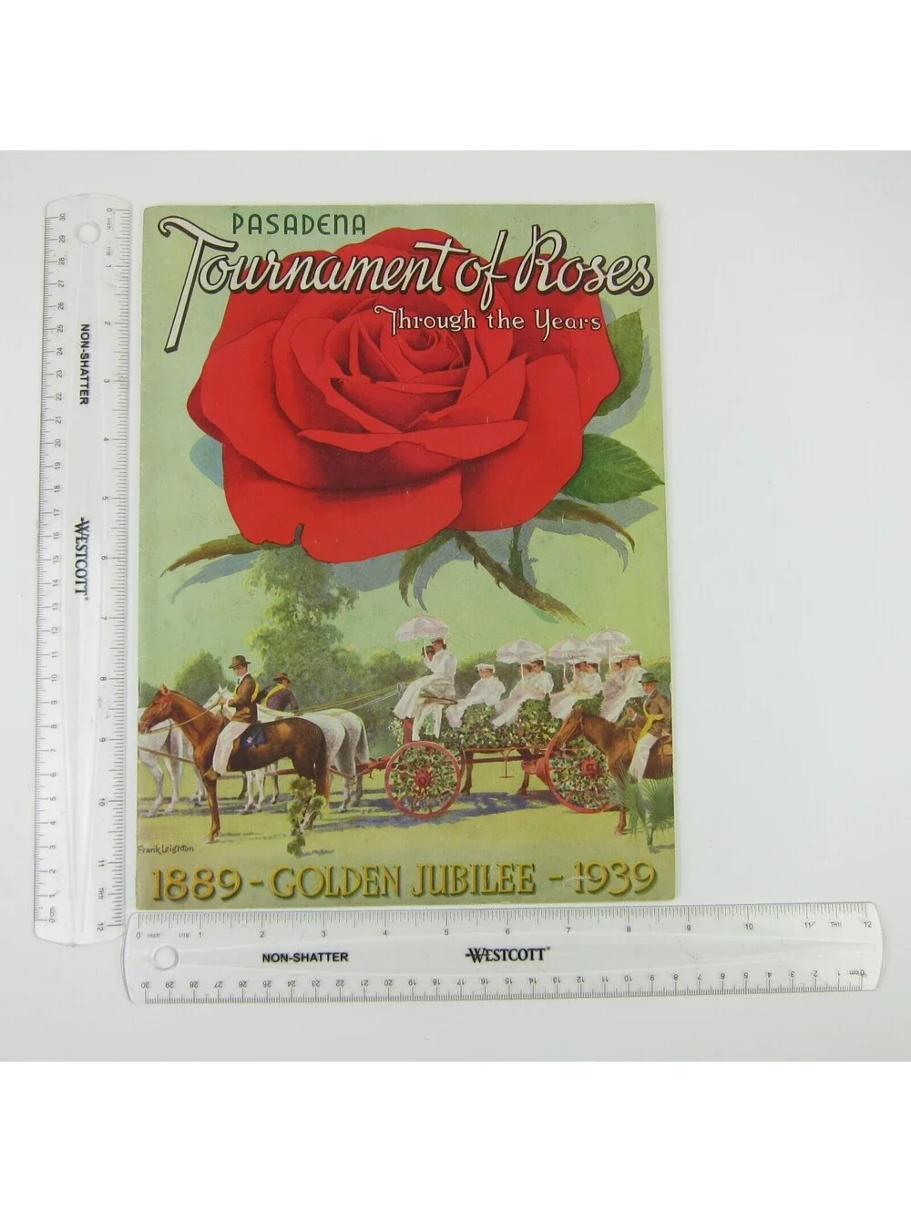 Pasadena Tournament Of Roses Magazine California Golden Jubilee 1939 Vintage